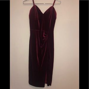 Guess Marciano Velvet Midi Dress